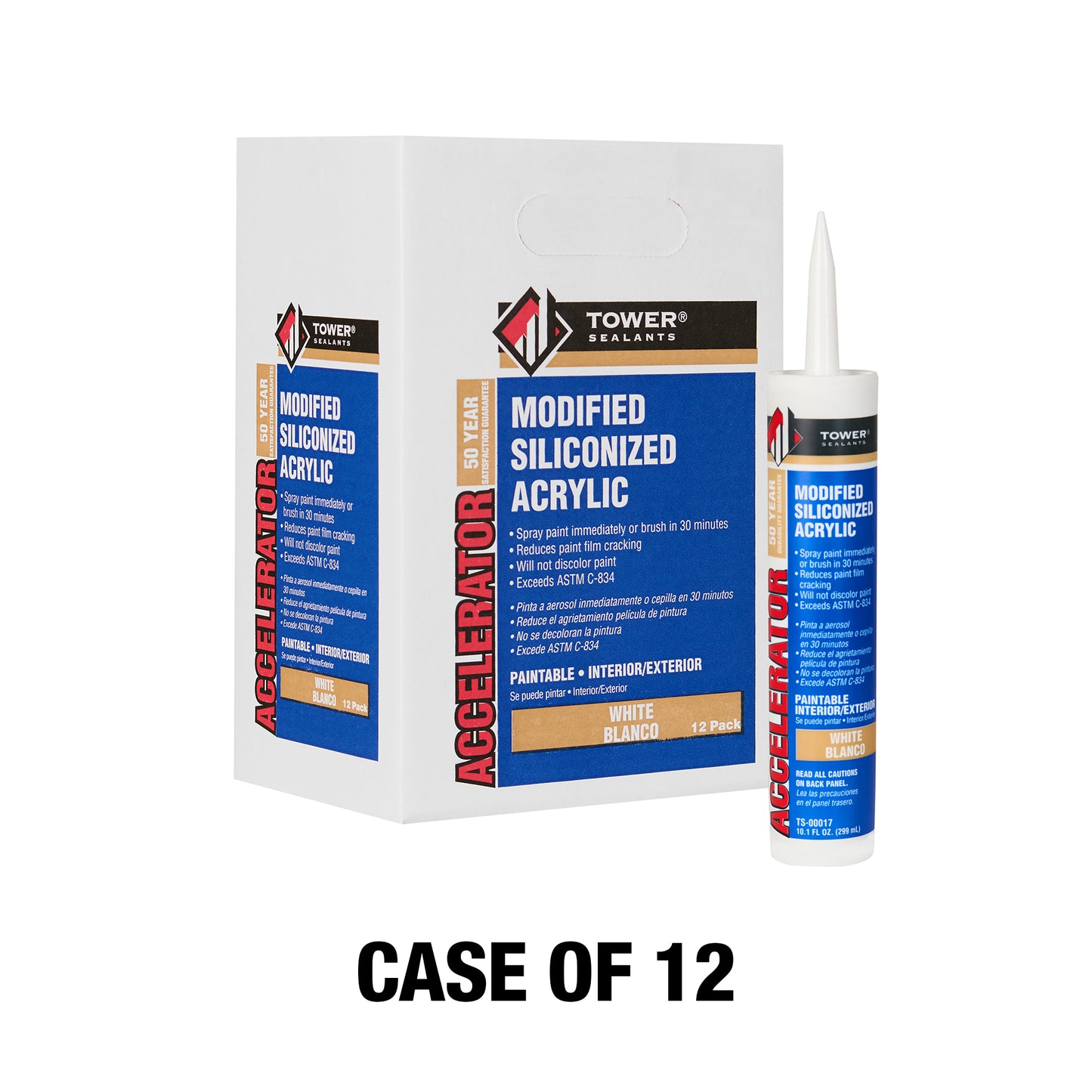 Case of 12 - 10.1 oz White Accelerator