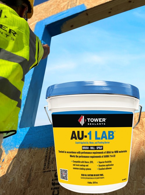 AU-1 LAB - Liquid Applied Air, Water, and Flashing Barrier