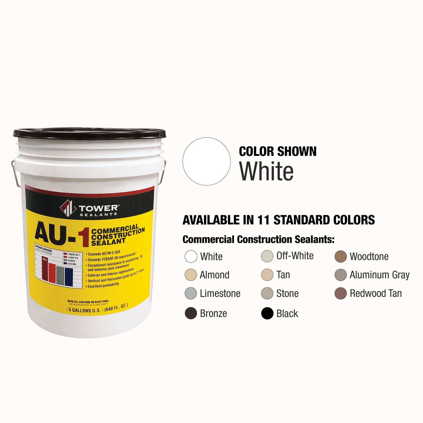 AU-1 Commercial Construction Sealant 5 Gal