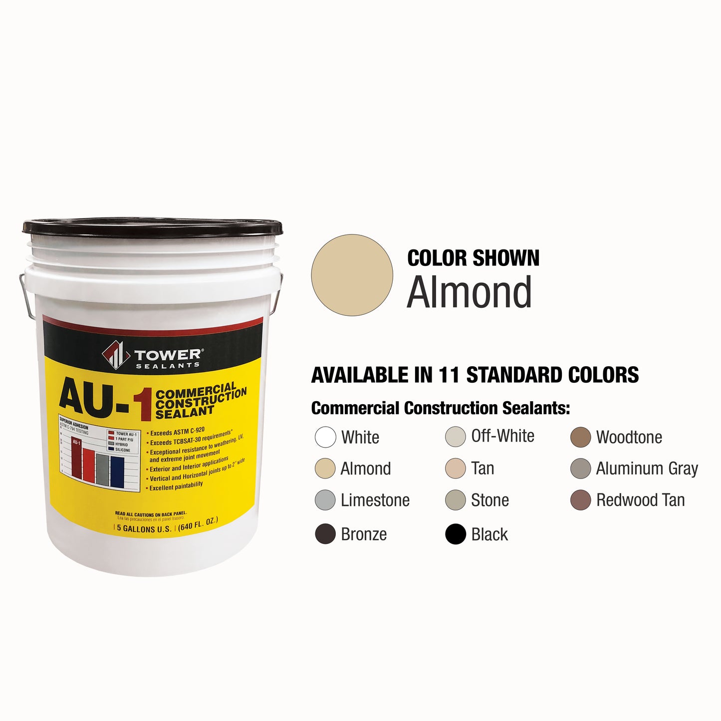 AU-1 Commercial Construction Sealant 5 Gal