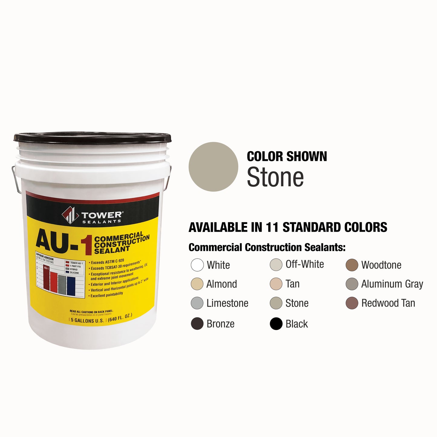 AU-1 Commercial Construction Sealant 5 Gal