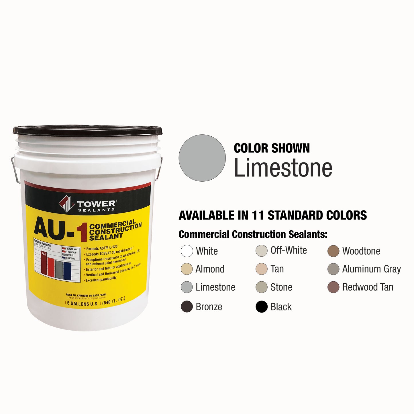 AU-1 Commercial Construction Sealant 5 Gal