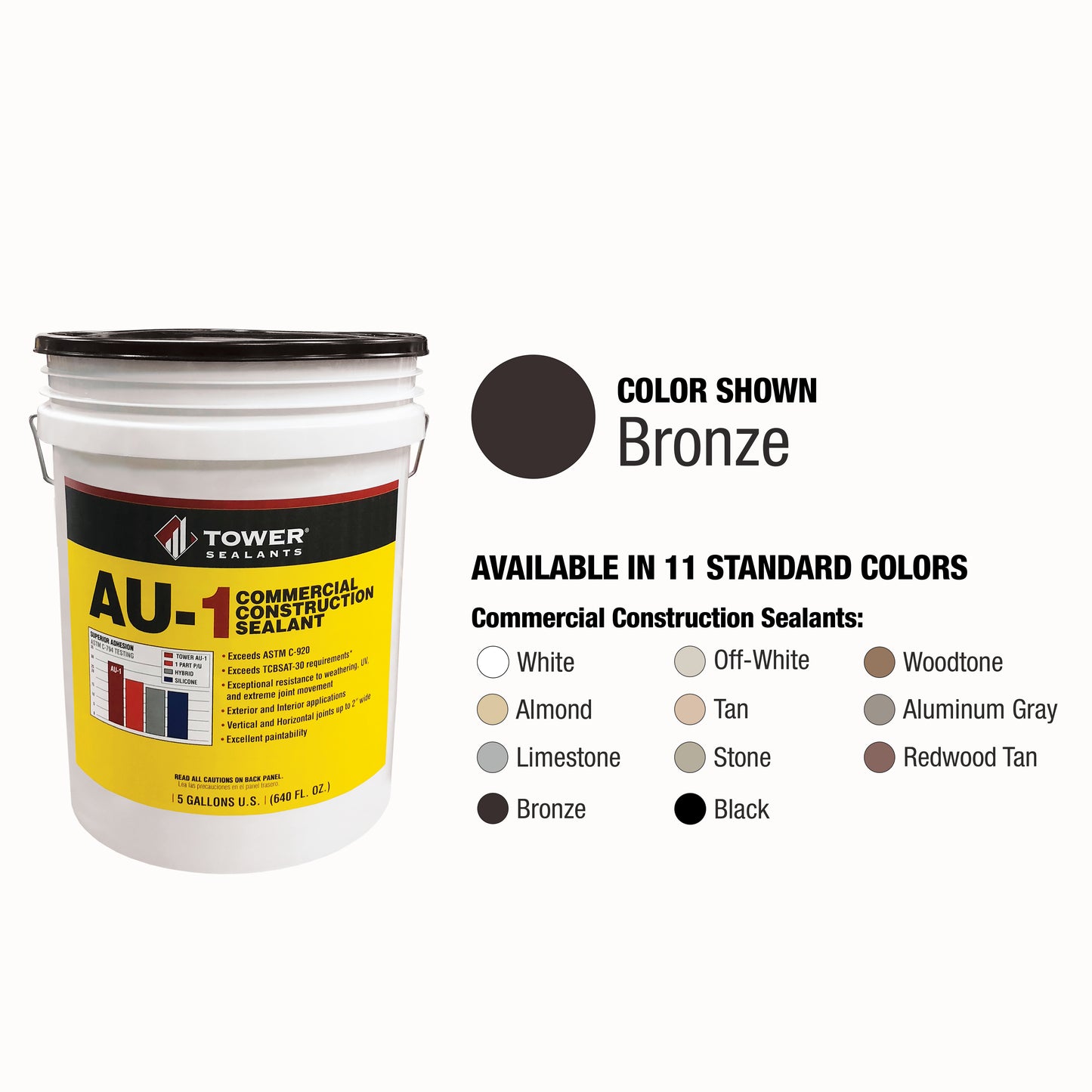 AU-1 Commercial Construction Sealant 5 Gal