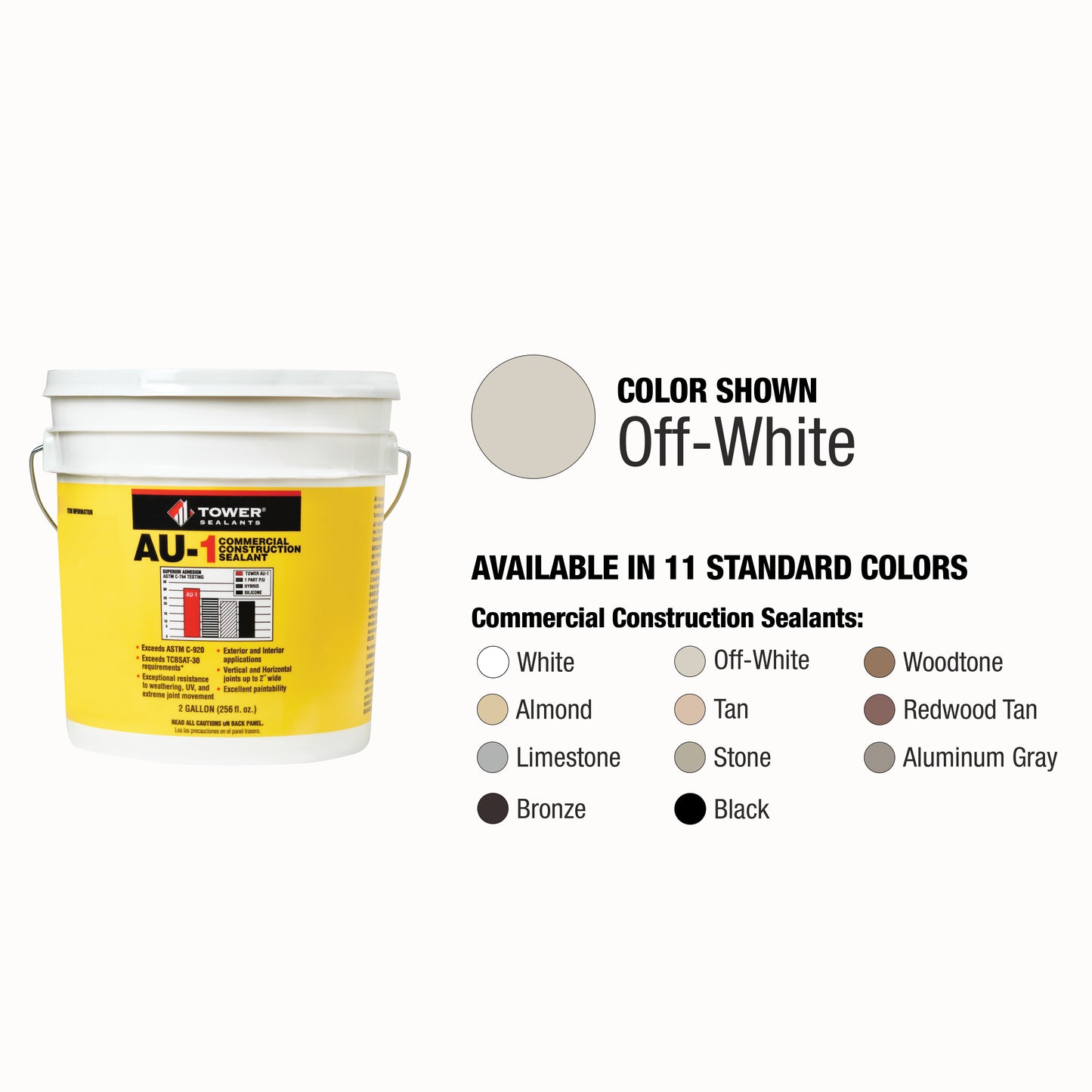 AU-1 Commercial Construction Sealant 2 Gal