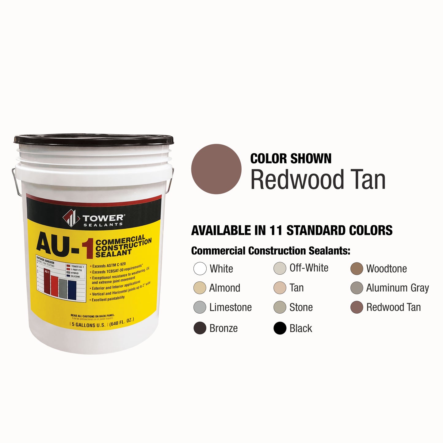 AU-1 Commercial Construction Sealant 5 Gal