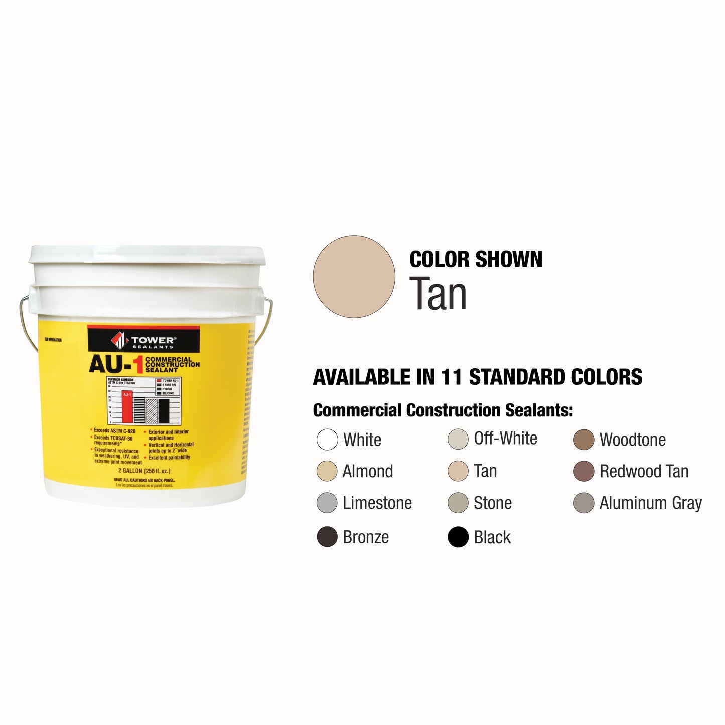 AU-1 Commercial Construction Sealant 2 Gal