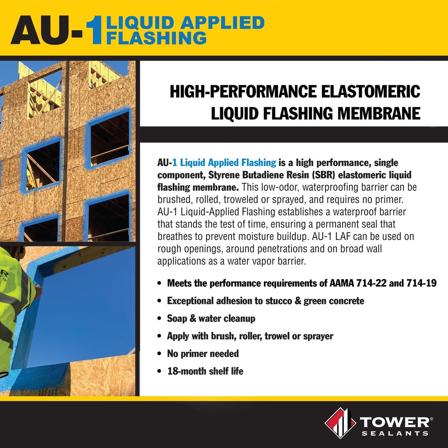 AU-1 Applied Liquid Flashing Membrane