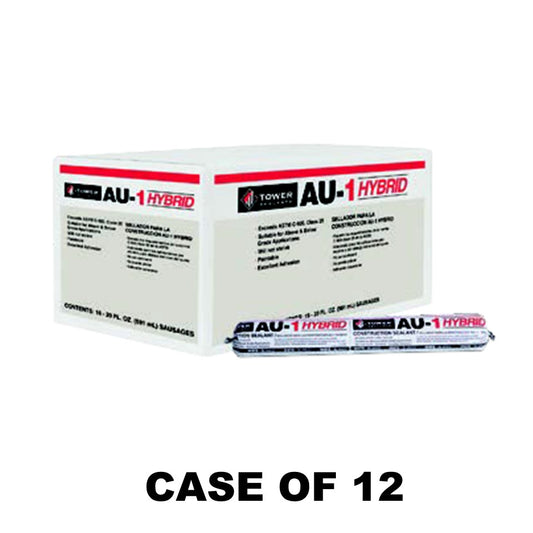 Case of 12 - AU-1 Hybrid Commercial Construction Sealant 20 oz