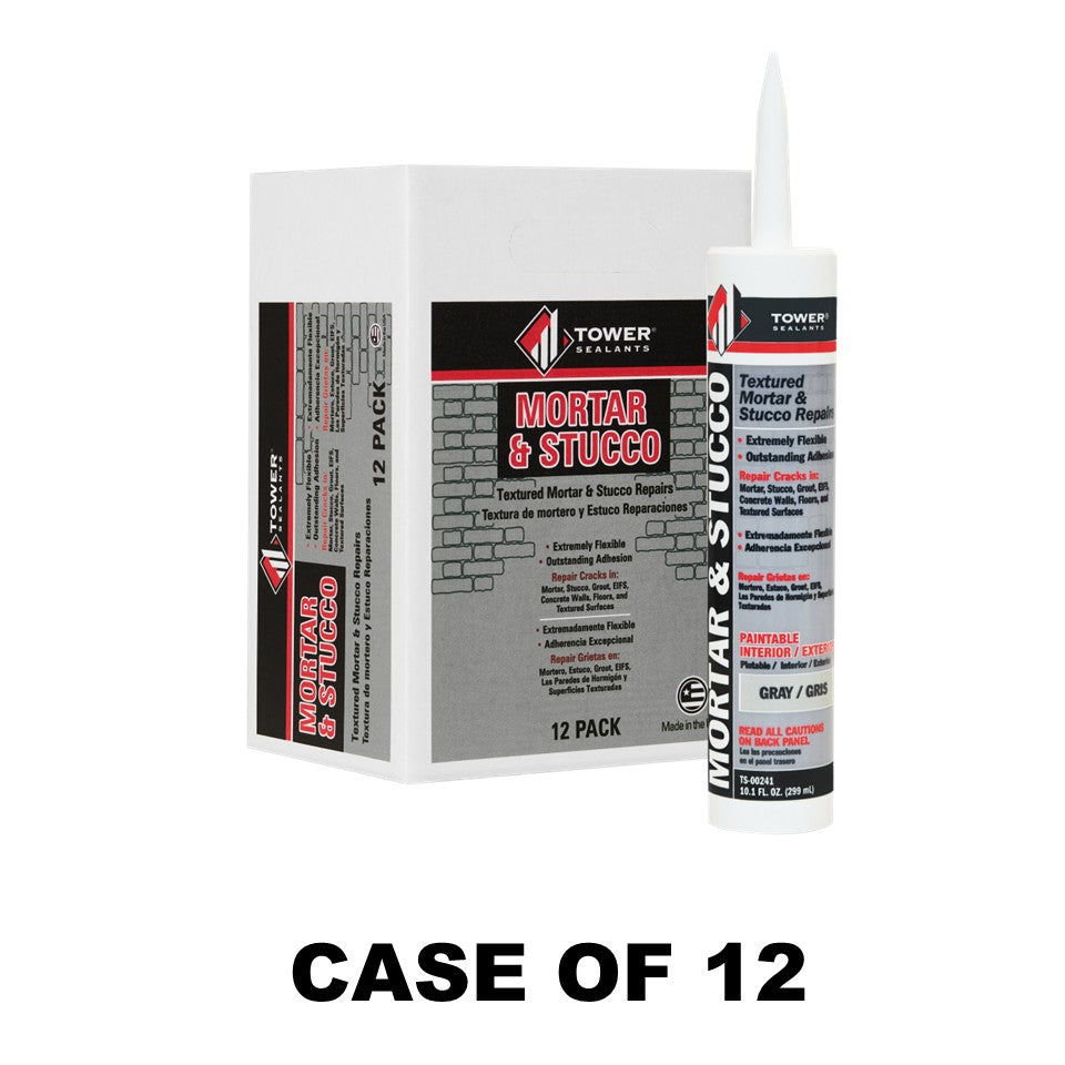 Case of 12 - Tower Mortar & Stucco Repair Sealant 10.1 oz