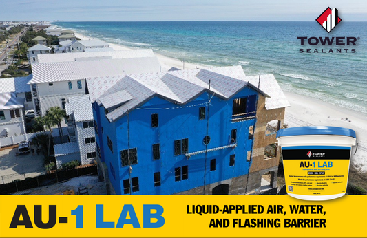 AU-1 LAB - Liquid Applied Air, Water, and Flashing Barrier