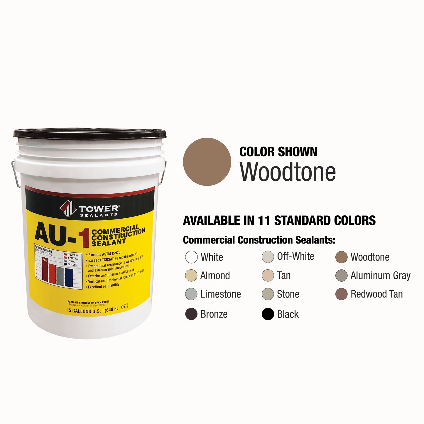 AU-1 Commercial Construction Sealant 5 Gal
