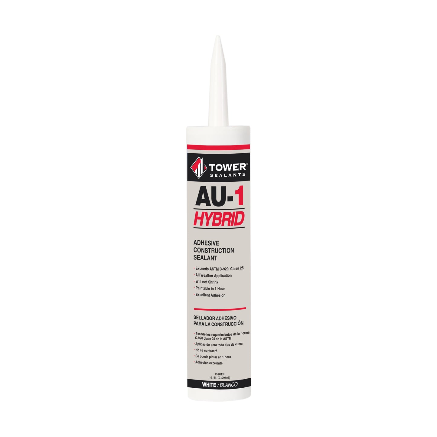 Case of 12 - AU-1 Hybrid Commercial Construction Sealant 10.1 oz